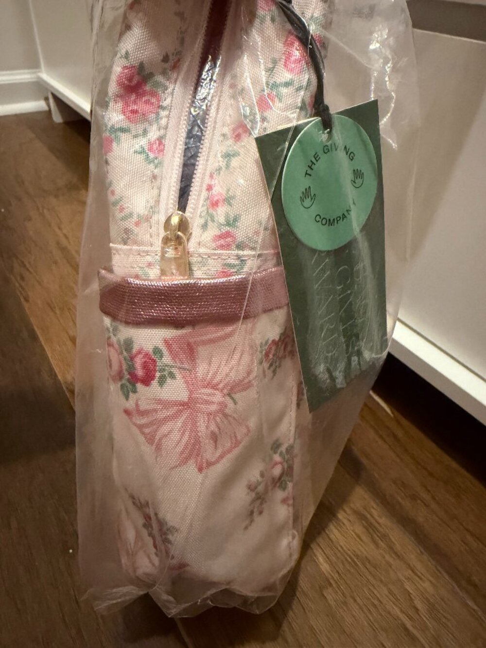 New STATE x LoveShackFancy Kane Double Pocket Backpack and Lunchbox Rosa/Garden - Picture 9 of 9